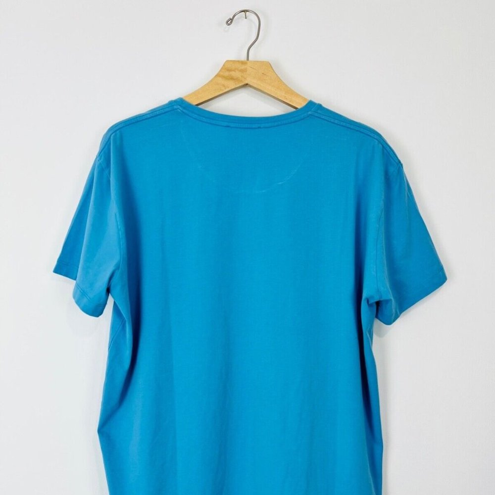 Love Moschino Blue Boot Graphic Logo Short Sleeve Classic T Shirt UK XXXL - Picture 11 of 12
